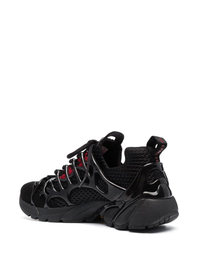 44 Label Group Mesh-panelled Low-top Sneakers In Black