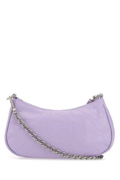 Shop Balenciaga Lilac Leather Le Cagole Mini Handbag Nd  Donna Tu