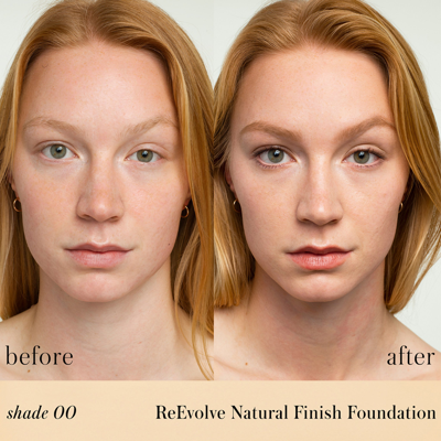 Rms Beauty Reevolve Natural Finish Liquid Foundation In 00