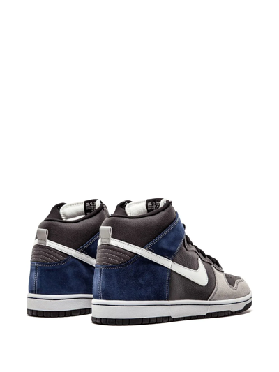 Shop Nike Dunk High Pro Sb "unfutura" Sneakers In Blue