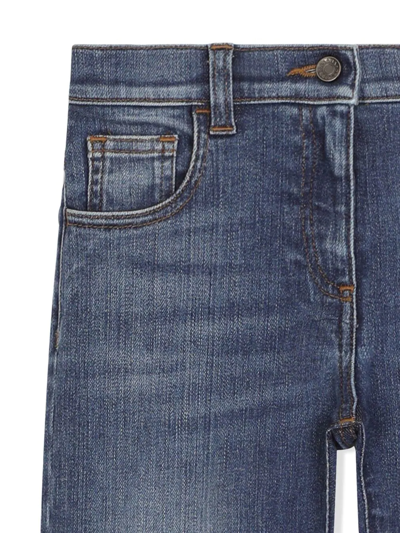 Shop Dolce & Gabbana Mid-rise Straight-leg Jeans In Blue