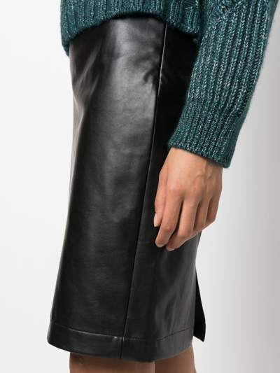 Shop Michael Michael Kors High-waist Pencil Skirt In Black