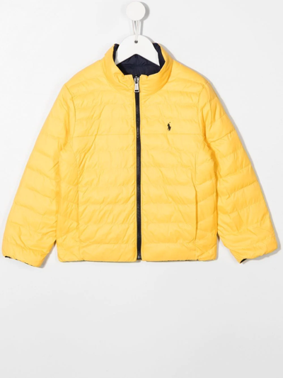 Polo Ralph Lauren Terra Embroidered-logo Bomber Jacket In Blue