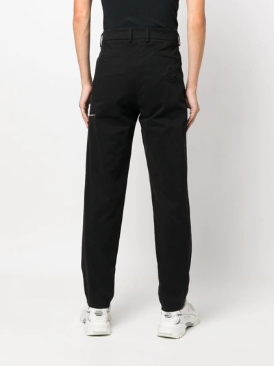 Shop Moncler Straight-leg Cut Trousers In Black