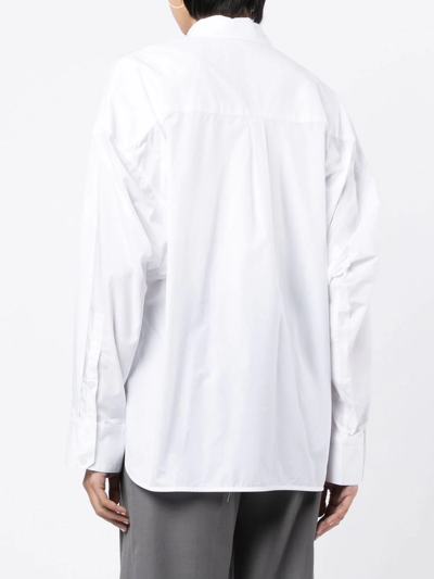 Shop Low Classic Classic Button-up Shirt In White