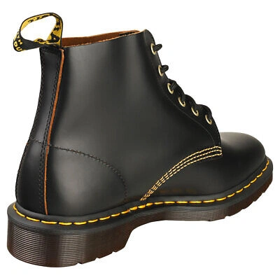 Pre-owned Dr. Martens' Dr. Martens 101 Arc Herren Black Stiefel Ankle