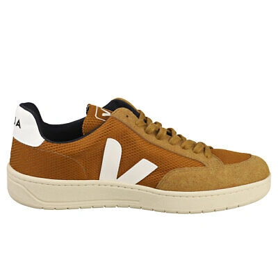 Pre-owned Veja V-12 Herren Brown White Sneaker Beilaufig - 41 Eu