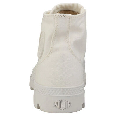 Pre-owned Palladium Pampa Hi Mono Damen White Stiefel Mode - 39.5 Eu