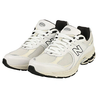 Pre-owned New Balance Balance 2002r Herren White Black Sneaker Laufen - 45 Eu