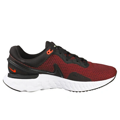 Pre-owned Nike React Miler 3 Herren Black Red Sneaker Mode - 47.5 Eu