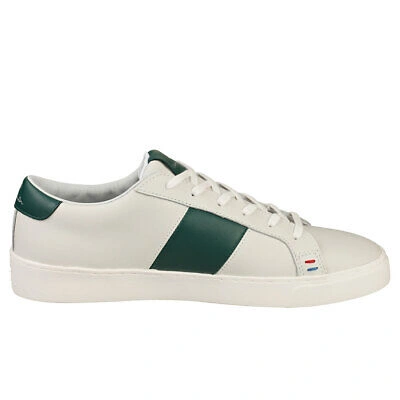 Pre-owned Paul Smith Zach Herren White Green Sneaker Beilaufig - 43 Eu