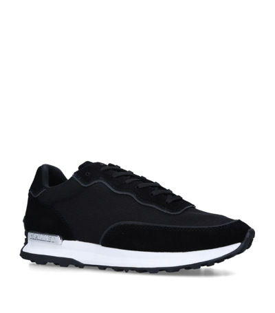 Shop Mallet Leather Caledonian Sneakers In Black