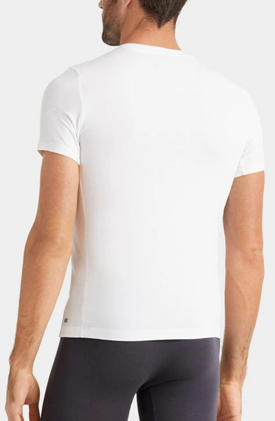 Shop Rhone Essentials Solid V-neck T-shirt In Bright White