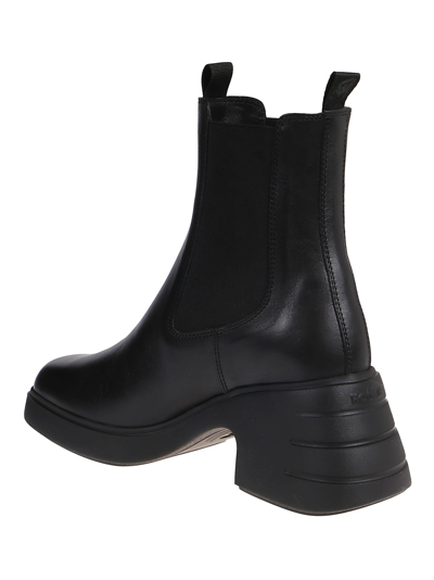 Shop Hogan H618 Chelsea Ankle Boots In Nero