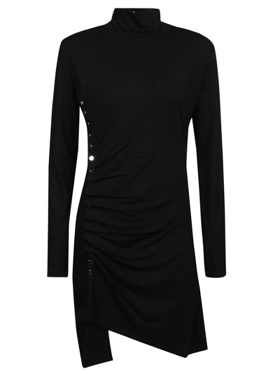 Shop Paco Rabanne Mini Dress In Black