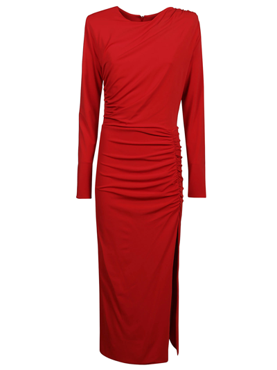 Shop Federica Tosi Dress In Rosso