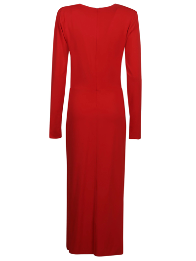 Shop Federica Tosi Dress In Rosso