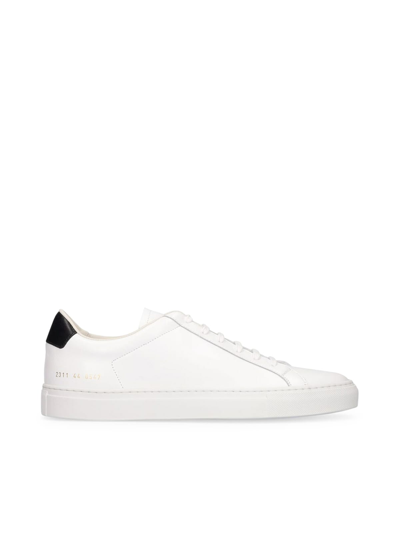 Shop Common Projects Retro Low 2342 In White Black
