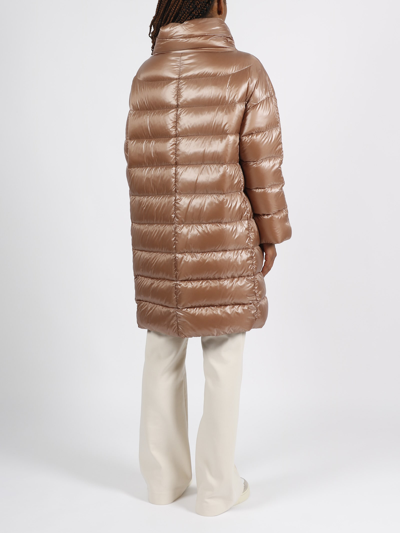 Herno Matilde Mid Down Jacket In Pink & Purple