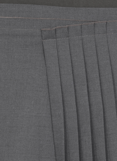 Shop N°21 Pleated Skirt In Grigio Scuro