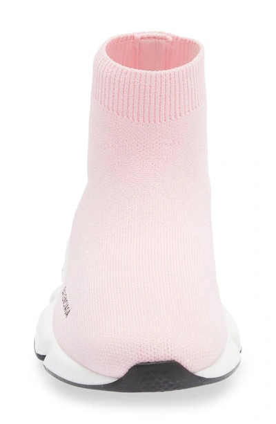 Shop Balenciaga Kids' Speed Sock Sneaker In Light Pink/ Whi/ Black