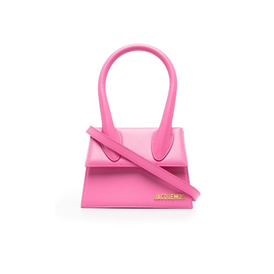 Jacquemus Pink Le Chiquito Moyen Leather Tote Bag | ModeSens