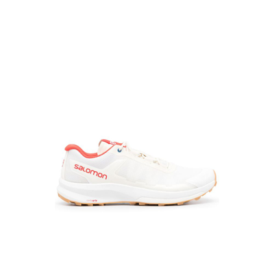 Shop Salomon X Copson White Ultra Raid Low-top Running Sneakers