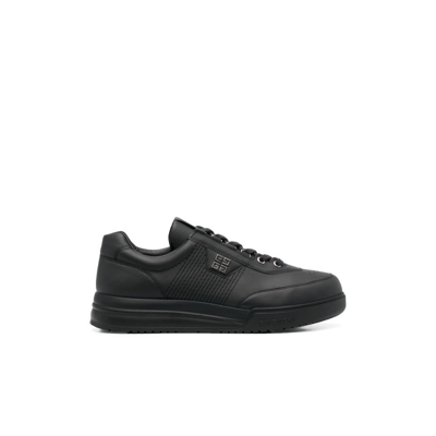 GIVENCHY BLACK G4 LEATHER SNEAKERS BH0070H1AU18566181