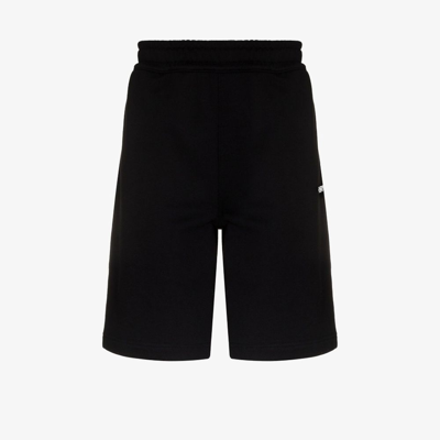 Shop Burberry Logo Print Cotton Shorts - Men's - Cotton In Black