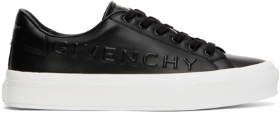 Shop Givenchy Black City Sport Sneakers In 001 Black