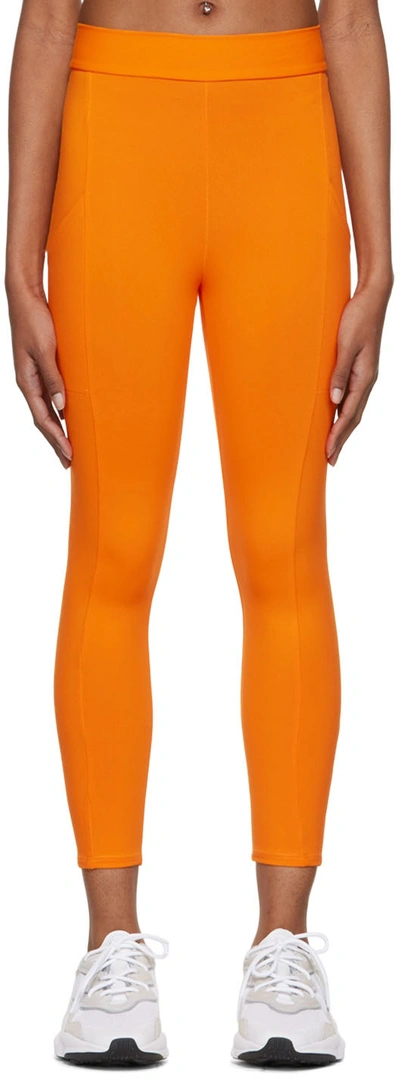 Shop Live The Process Orange Crystal Sport Leggings In Orange Poppy T33