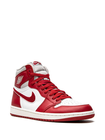 Jordan Air  1 High Top Sneaker In White