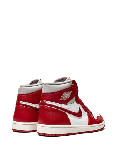Jordan Air  1 High Top Sneaker In White