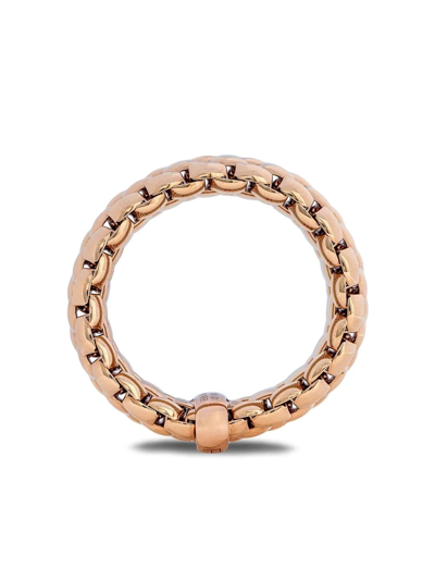 Shop Fope 18kt Rose Gold Flexible Ring In Pink