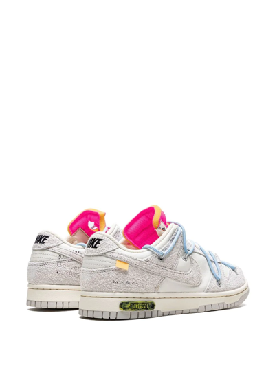 Nike 1 X Off-white Dunk Low Sneakers In Sail/neutral Grey-psychic Blue