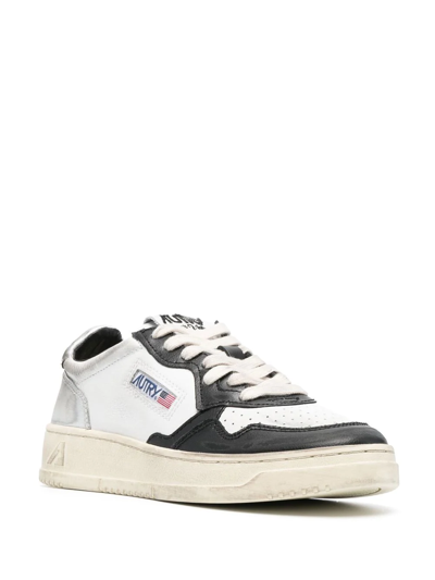 Shop Autry Medalist Low-top Sneakers In White