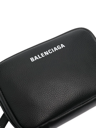 Shop Balenciaga Small Everyday Camera Cross-body Bag In Black