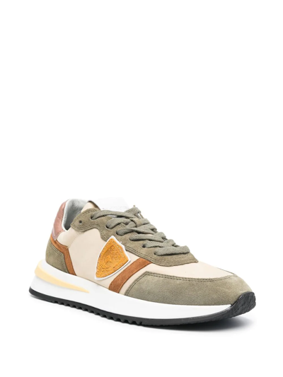 Philippe Model Paris Low-top Sneakers In Green