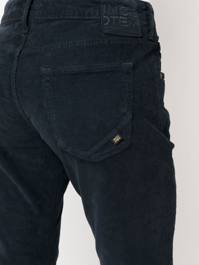 Shop Incotex Straight-leg Jeans In Blue