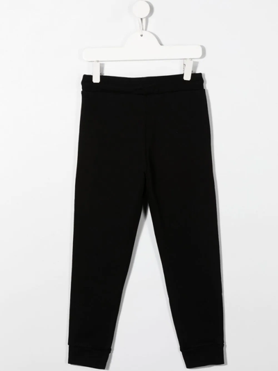 Dsquared2 Teen Logo Tracksuit Bottoms In Black