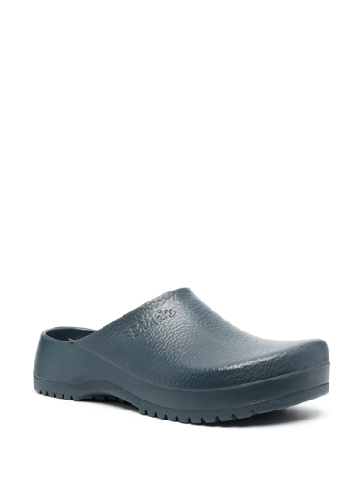 Birkenstock Super-birki Womens Navy Clogs In Blue