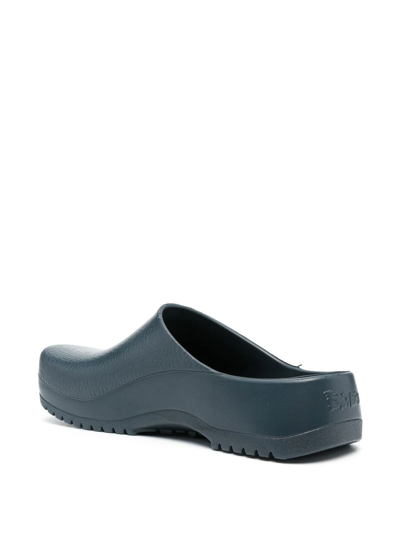 Birkenstock Super-birki Womens Navy Clogs In Blue