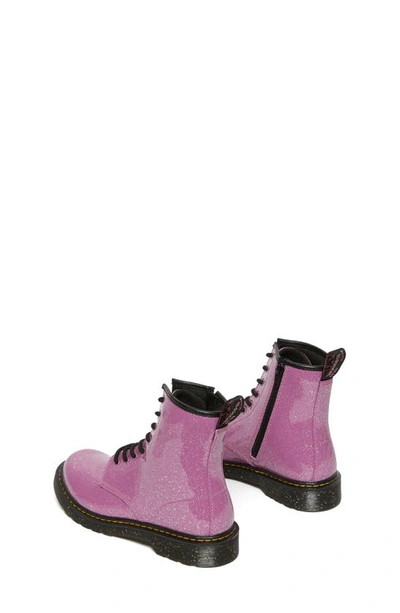 Shop Dr. Martens' Kids' 1460 Boot In Dark Pink