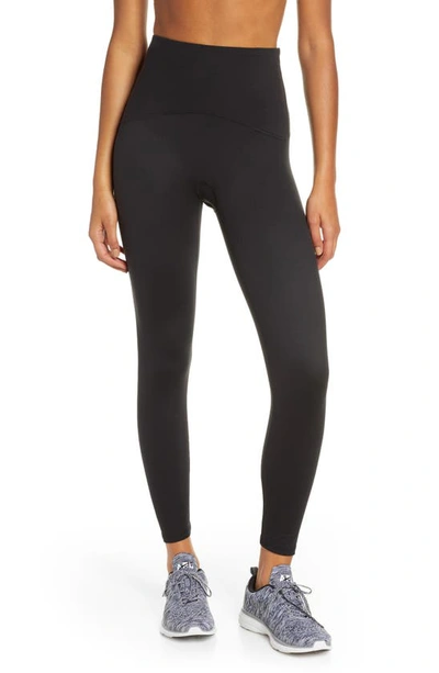 Shop Spanx Booty Boost Active High Waist 7/8 Leggings In Very Black