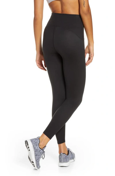 Shop Spanx Booty Boost Active High Waist 7/8 Leggings In Very Black