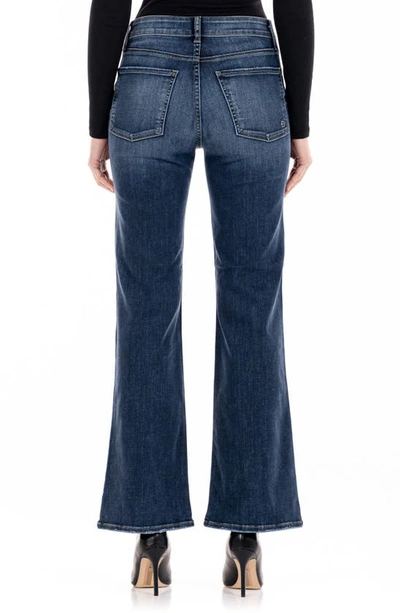 Shop Fidelity Denim Katie High Waist Flare Leg Jeans In St. Tropez