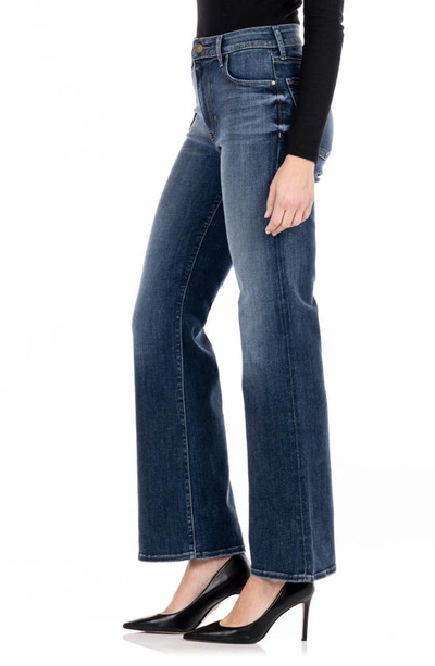 Shop Fidelity Denim Katie High Waist Flare Leg Jeans In St. Tropez