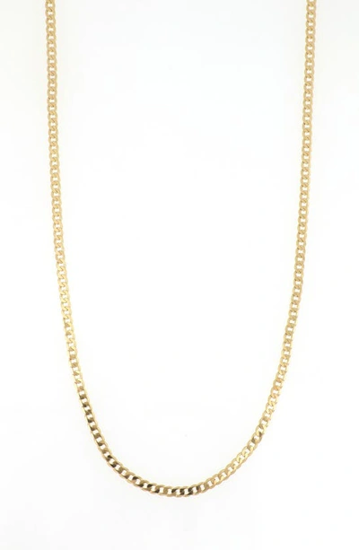 Shop Bony Levy 14k Gold Curb Chain Necklace In 14k Yellow Gold