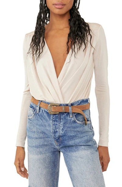 Shop Free People Turnt Bodysuit In Blossom Pearl