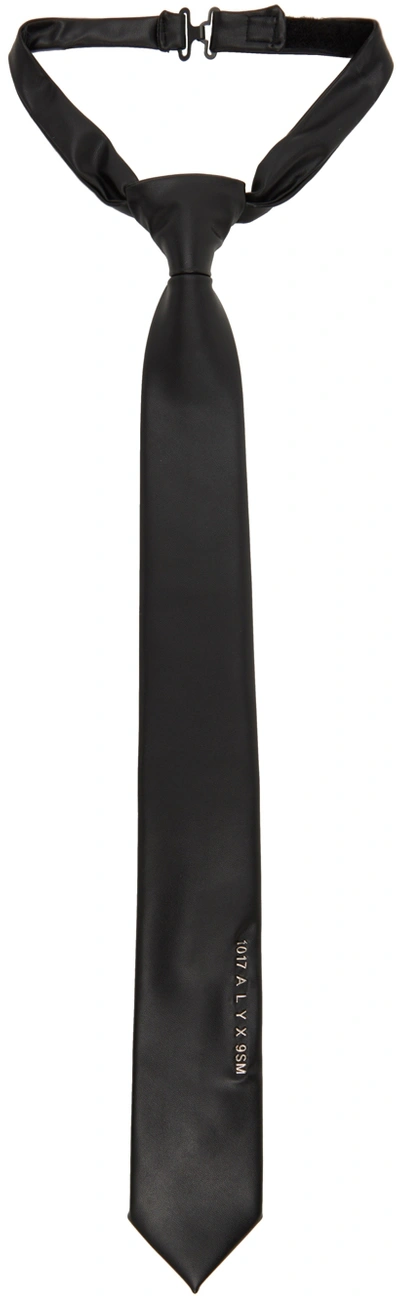 Shop Alyx Black Faux-leather Tie